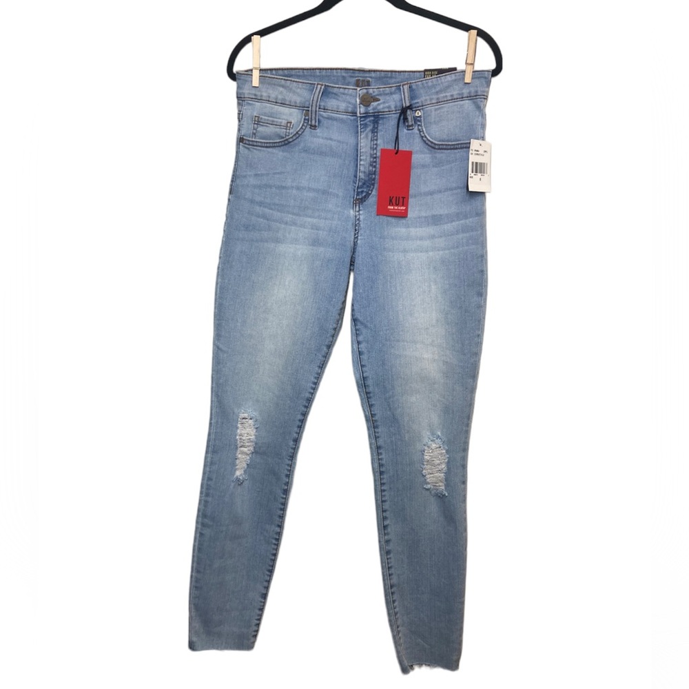 KUT from the kloth high rise women’s skinny ankle jeans